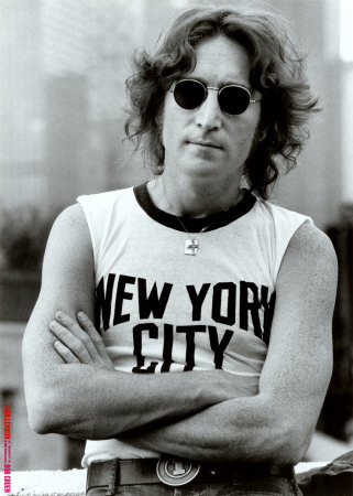 Shirt Dress on John Lennon New York 1974 Posters Jpg